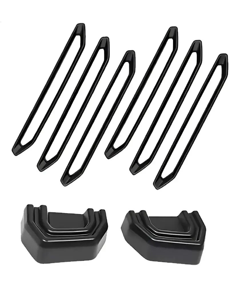 ROOF RACK TRIM AND TOW HOOK COVER 8pcs/غطاء لتغطية المناطق الصفراء في السقف ومقدمة السيارة  8 قطع